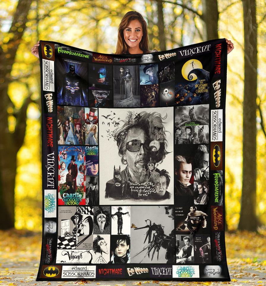 Tim Burton's Movies Blanket copy