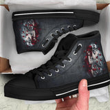 Sugar Skull High Top black