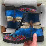 Dragonfly Shoes, Womens Leather Boots, Vegan Shoes, Outdoor Shoes, Womens Winter