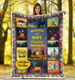Husband and Wife Camping Partners for Life Quilt
