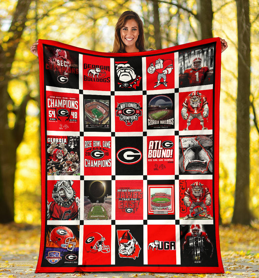 Georgia Bulldogs Ver1 Blanket