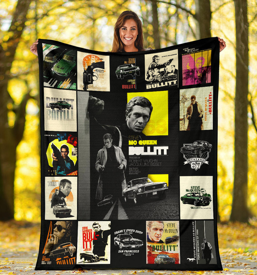 Bullitt 1968 Movie Blanket copy