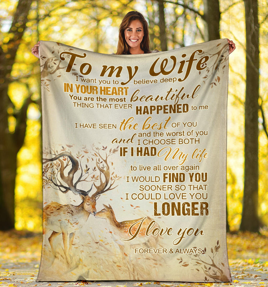 to My Wife I Want You to Believe Deep in Your Heart