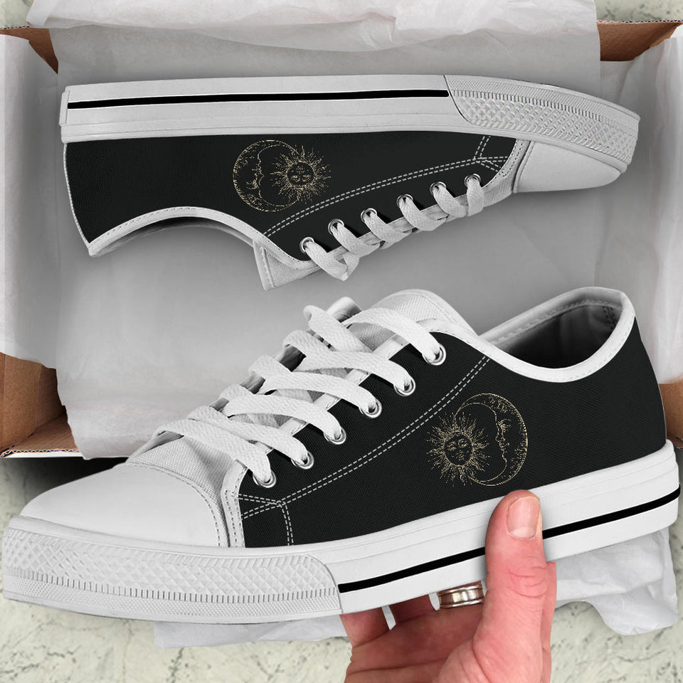 Womens Leather Shoes, Sun Moon Shoes, Leather Boots Women