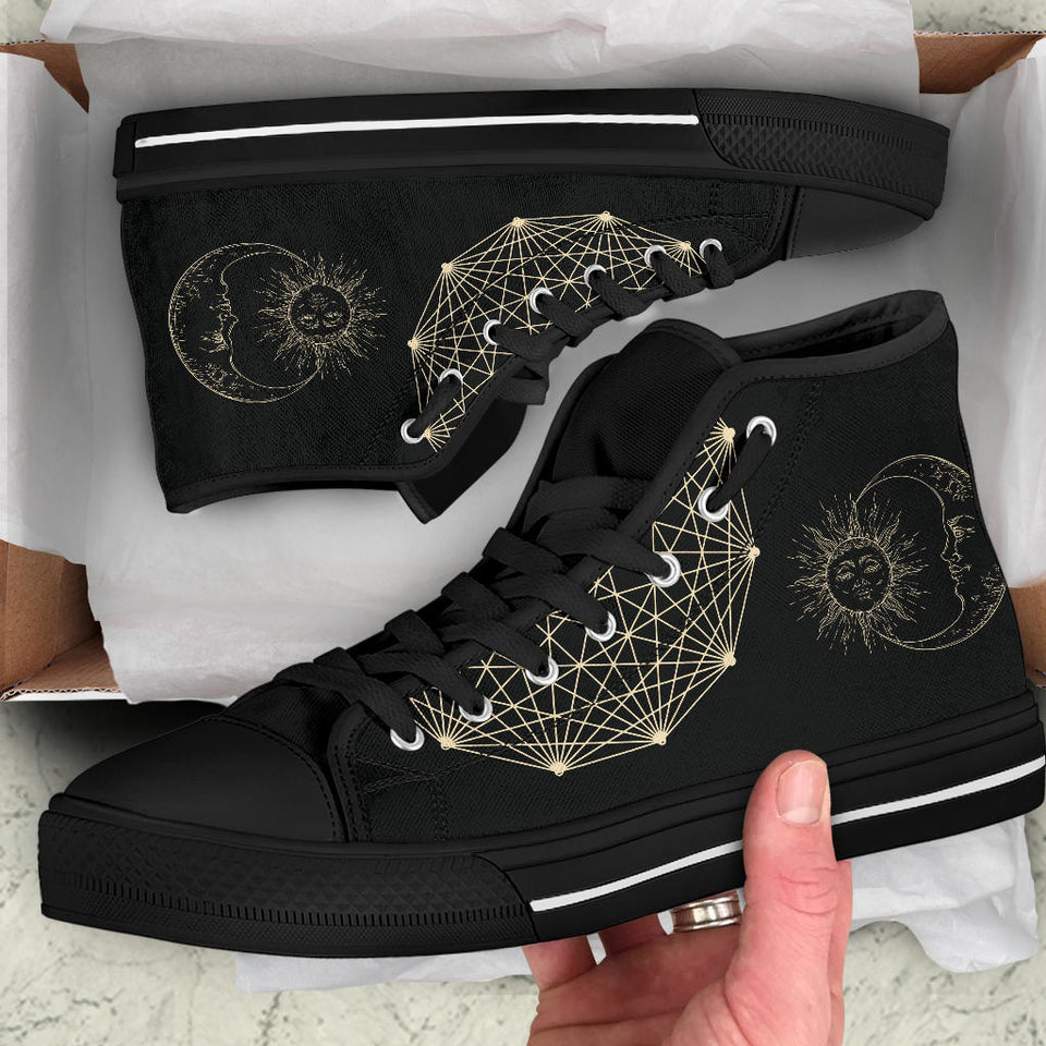 Womens Leather Shoes, Sun Moon Shoes