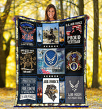 Airforce Veteran Blanket