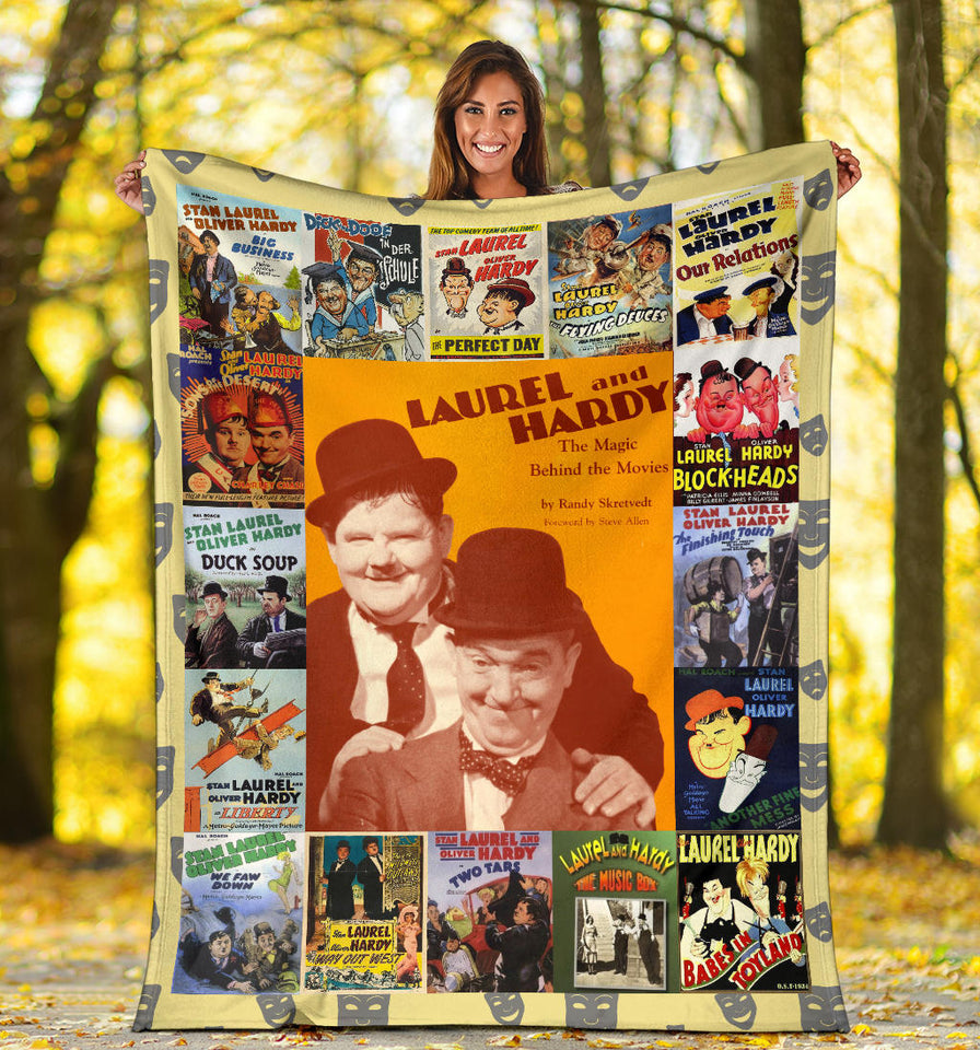 Laurel and Hardy Blanket