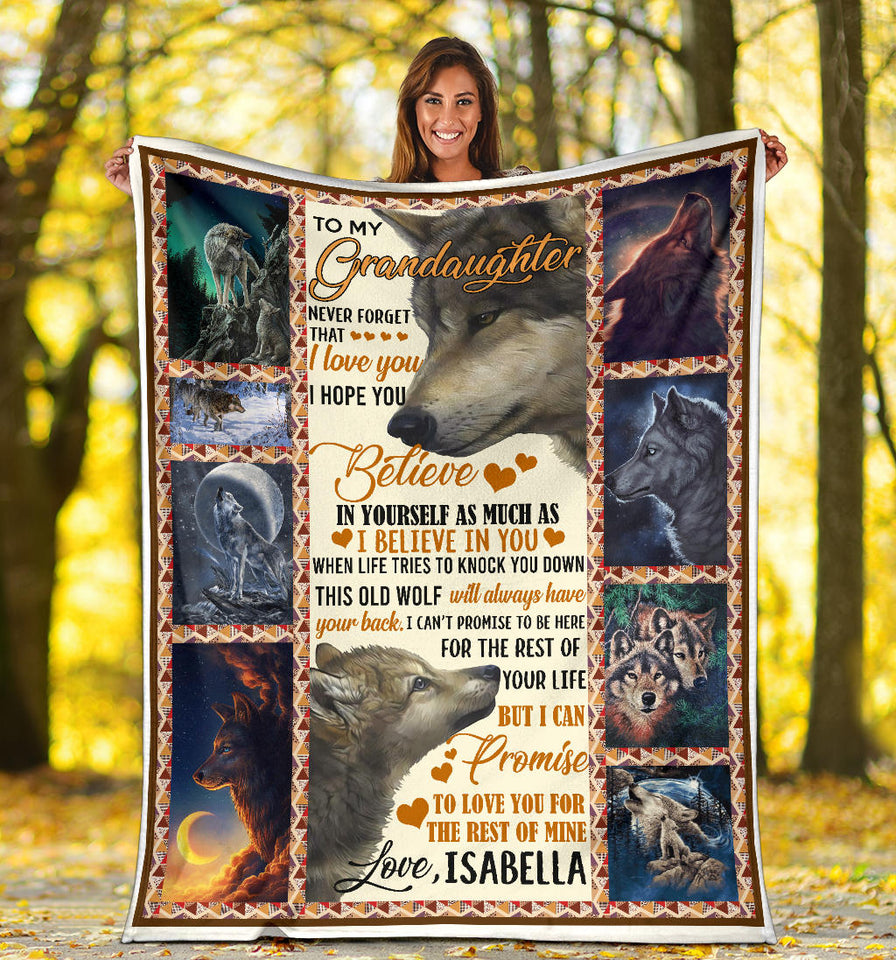 To My Granddaughter This Old Wolf copy