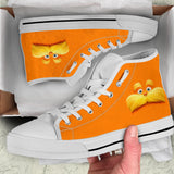 The Lorax High Top, Dr. Seuss Canvas Shoes, Christmas Unisex Hightop Sneaker