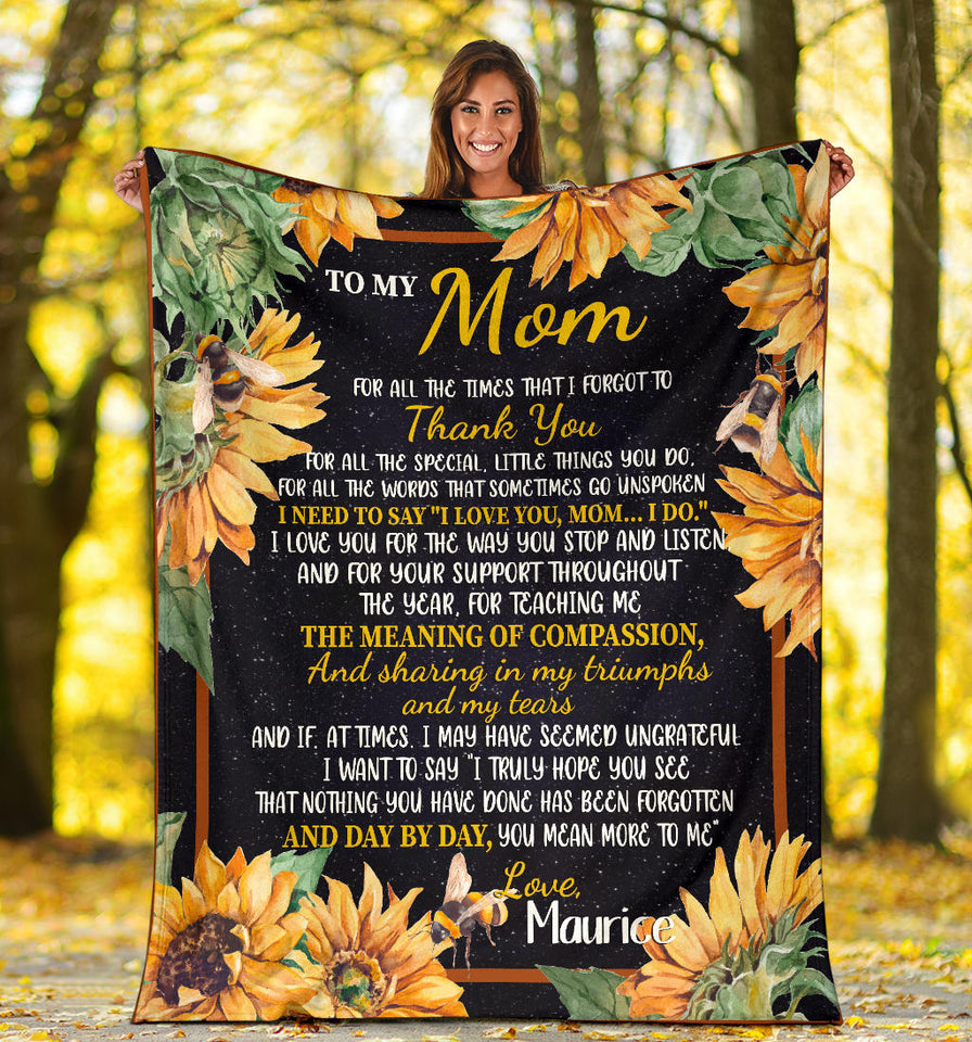 to my mom Sunflower You are My Sunshine - -min
