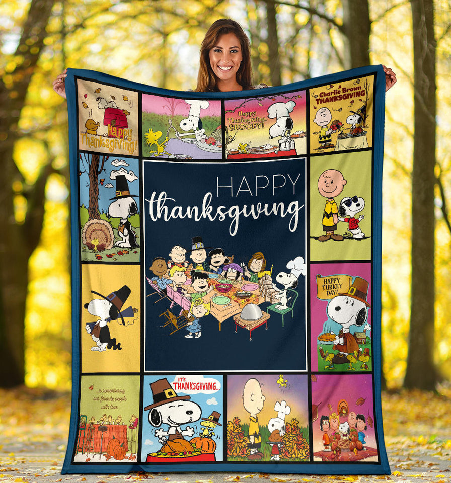 Thanksgiving Blanket Snoopy