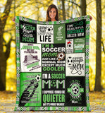 I Am The Soccer Mom Blanket