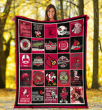 Louisville Cardinals Blanket