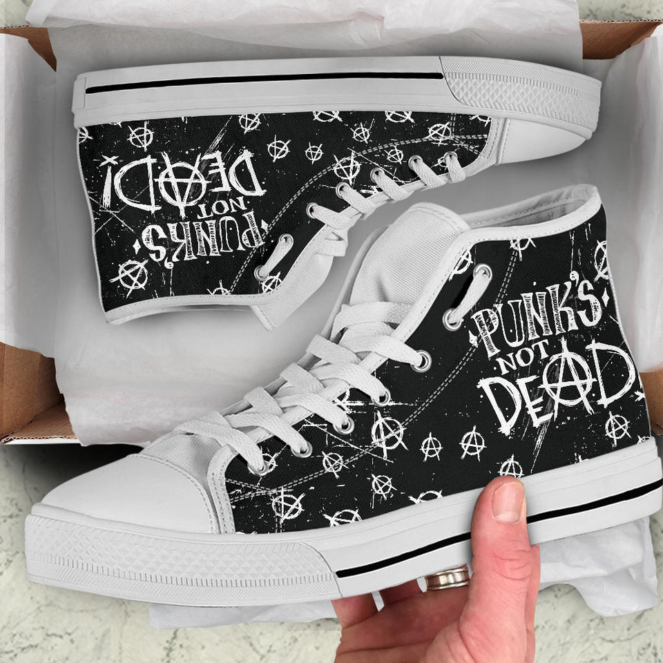 Punks Not Dead Custom Sneakers