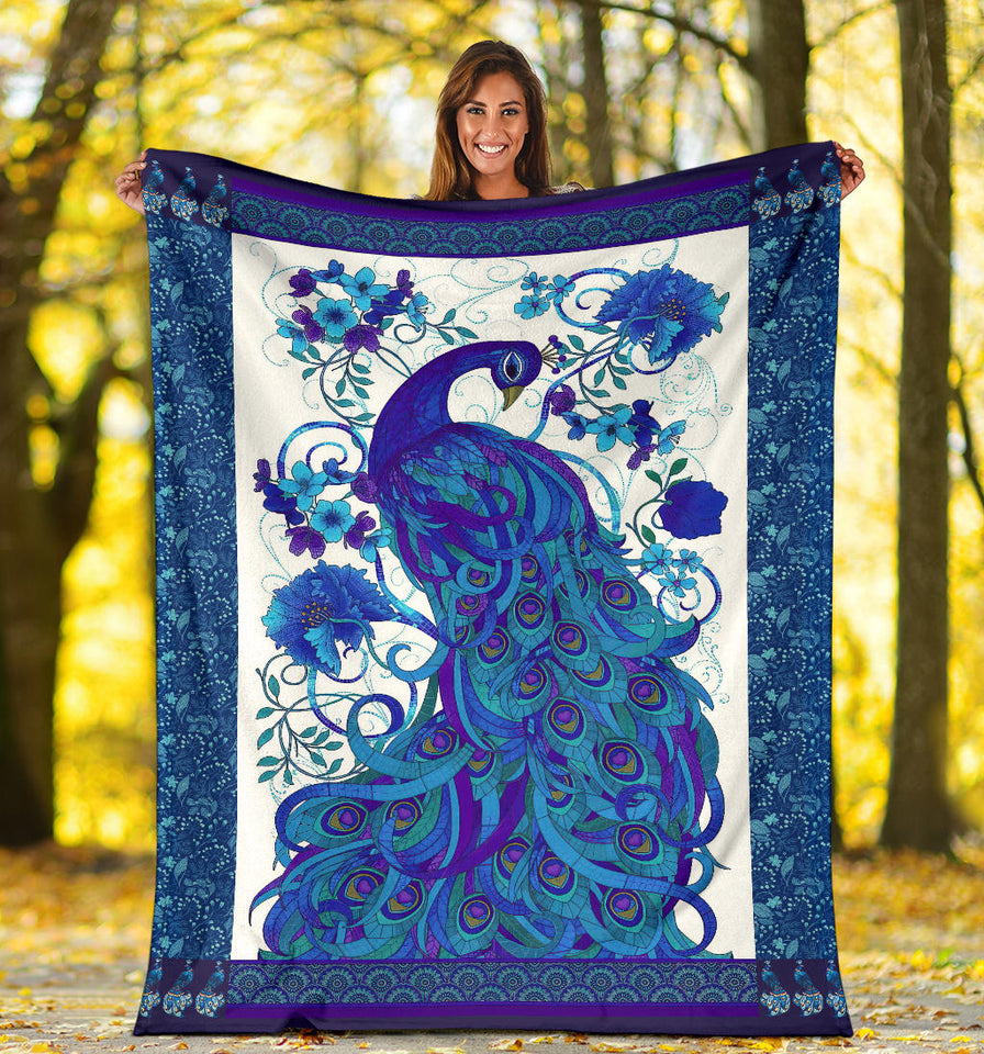 Peacock Blue Blanket