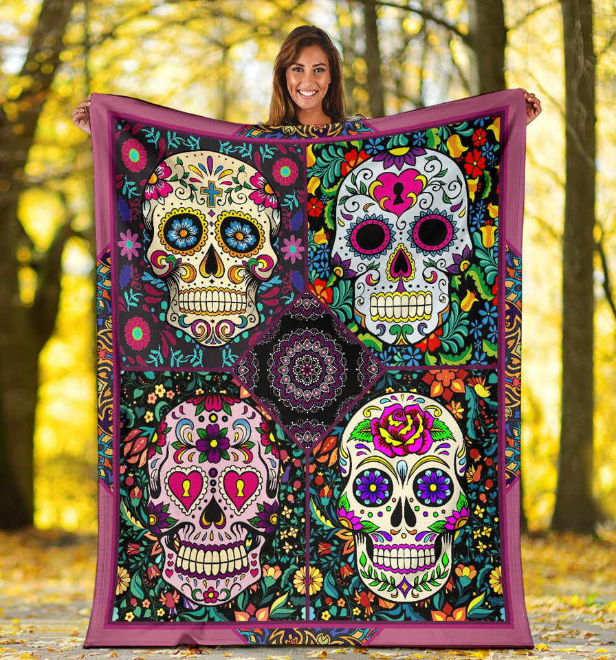 Sugar Skull Blanket
