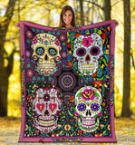 Sugar Skull Blanket