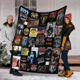 Classic Rock Bands 3D Throw Blanket