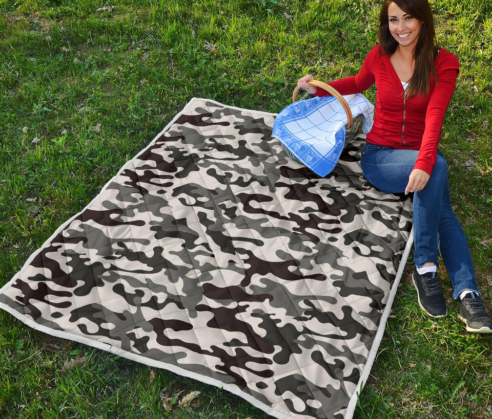 Grey Camouflage Gray Camo Pattern