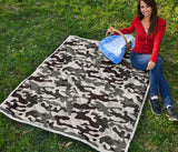 Grey Camouflage Gray Camo Pattern
