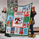 White Christmas Blanket