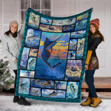 Love Marlin Sailfish Blanket copy