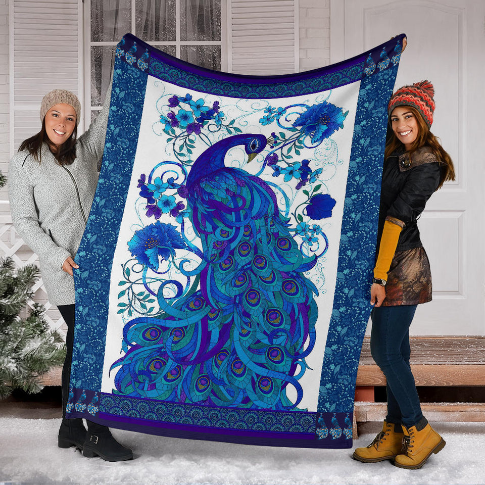 Peacock Blue Blanket