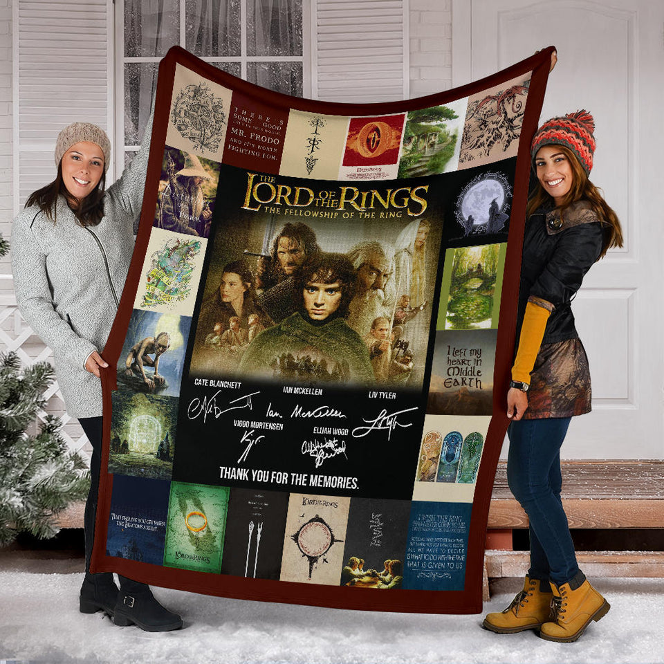 The Lord Of The Rings Blanket
