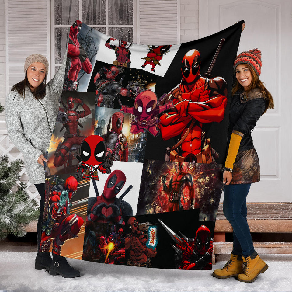 Deadpool Blanket Deadpool 3D Quilt