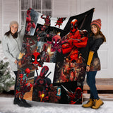 Deadpool Blanket Deadpool 3D Quilt