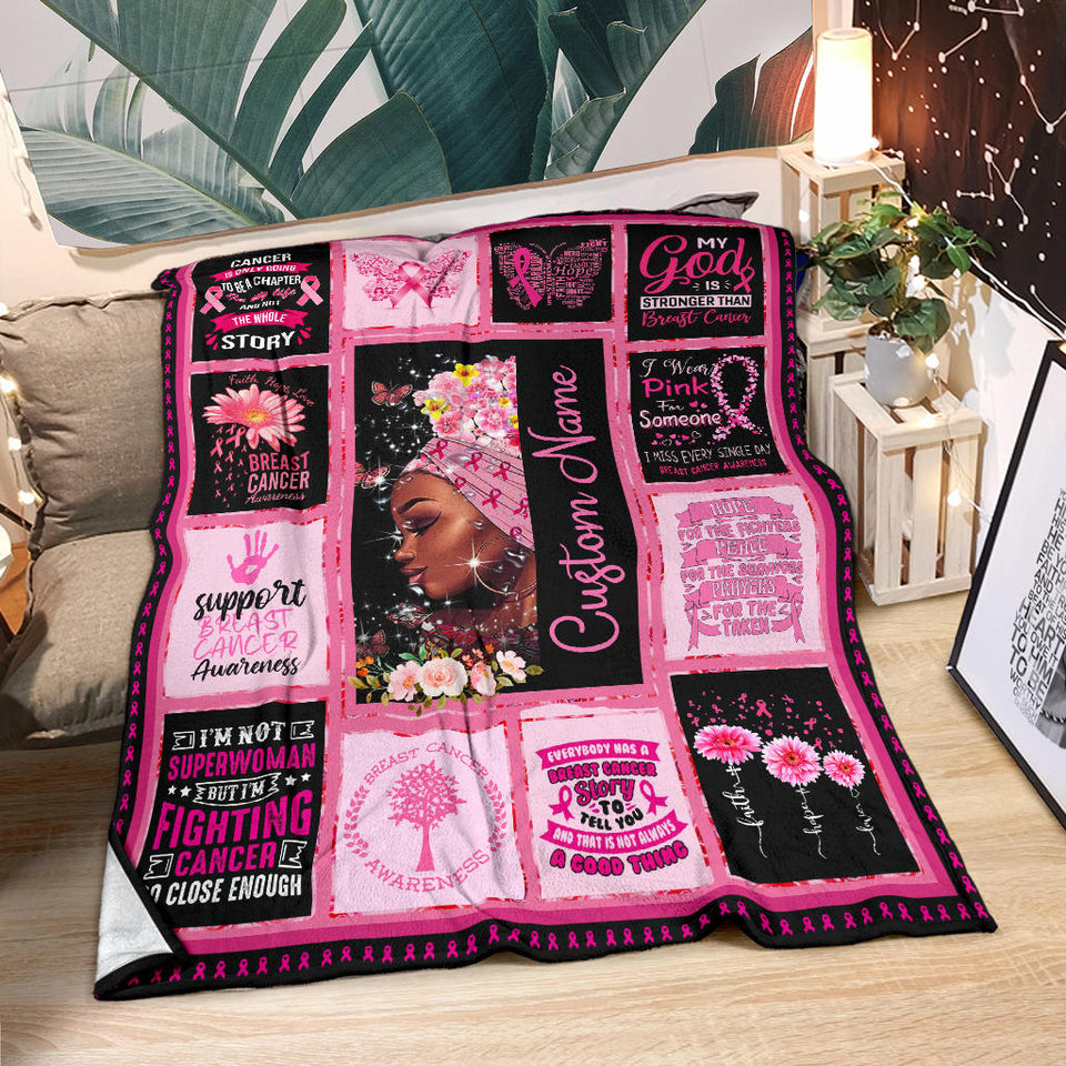 Breast Cancer Awareness Hopes Throw Blanket1 copy