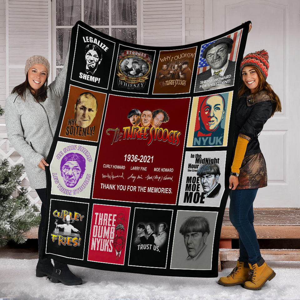 The Three Stooges Blanket copy