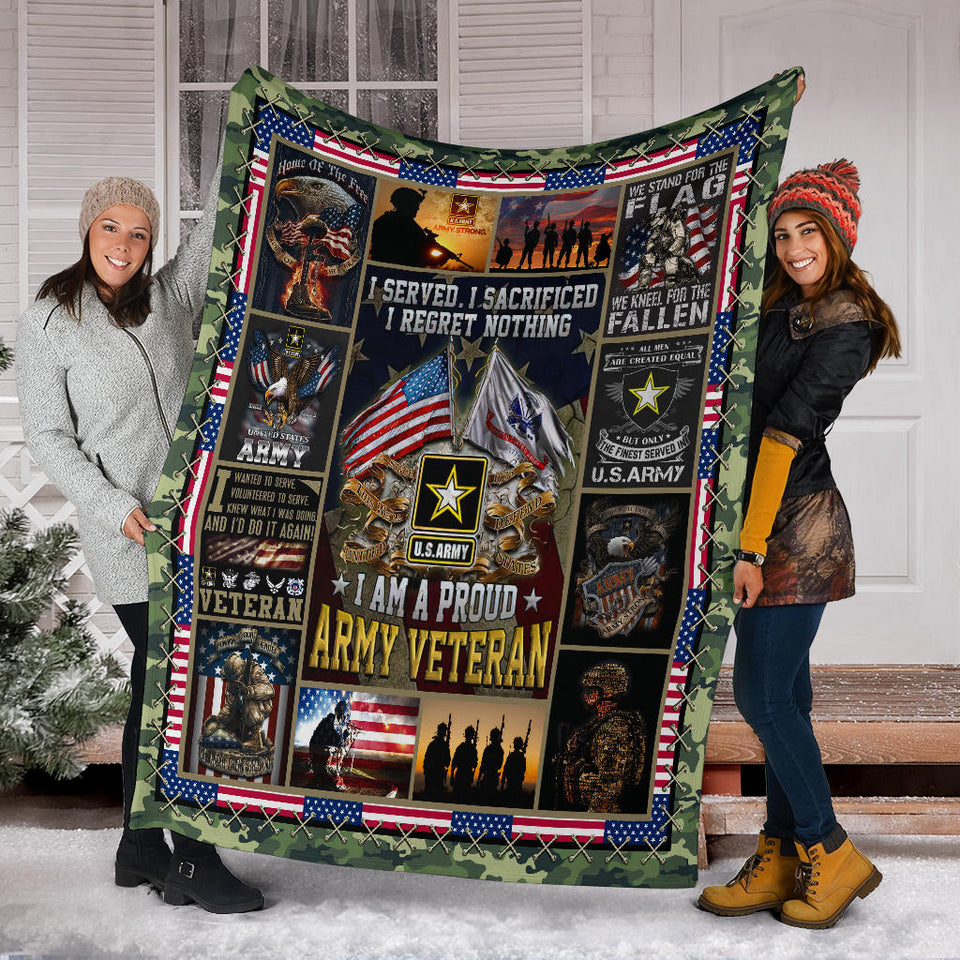 I Served I Sacrificed I Regret Nothing Blanket
