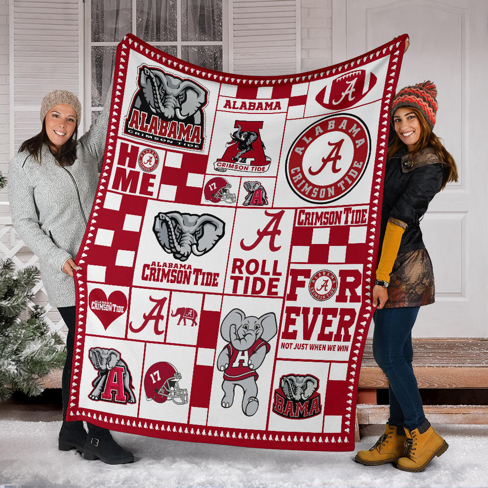 Alabama Crimson Tide Ver4 Blanket