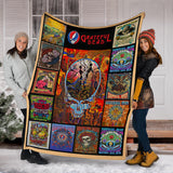 Grateful Dead Quilt Blanket
