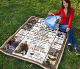 Eagle Quilt, to My Husband Quilt, The Day I Meet You, I Love You, Husband Quilt from Wife, Quilt for Sofa Chair Bed Office Travelling Camping PL