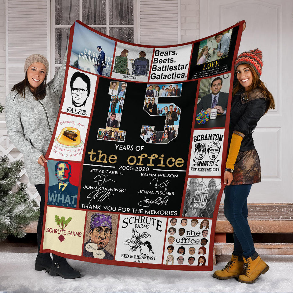 The Office Blanket 15 Years Of The Office copy