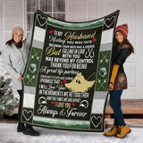 Fishing Blanket To My Husband
