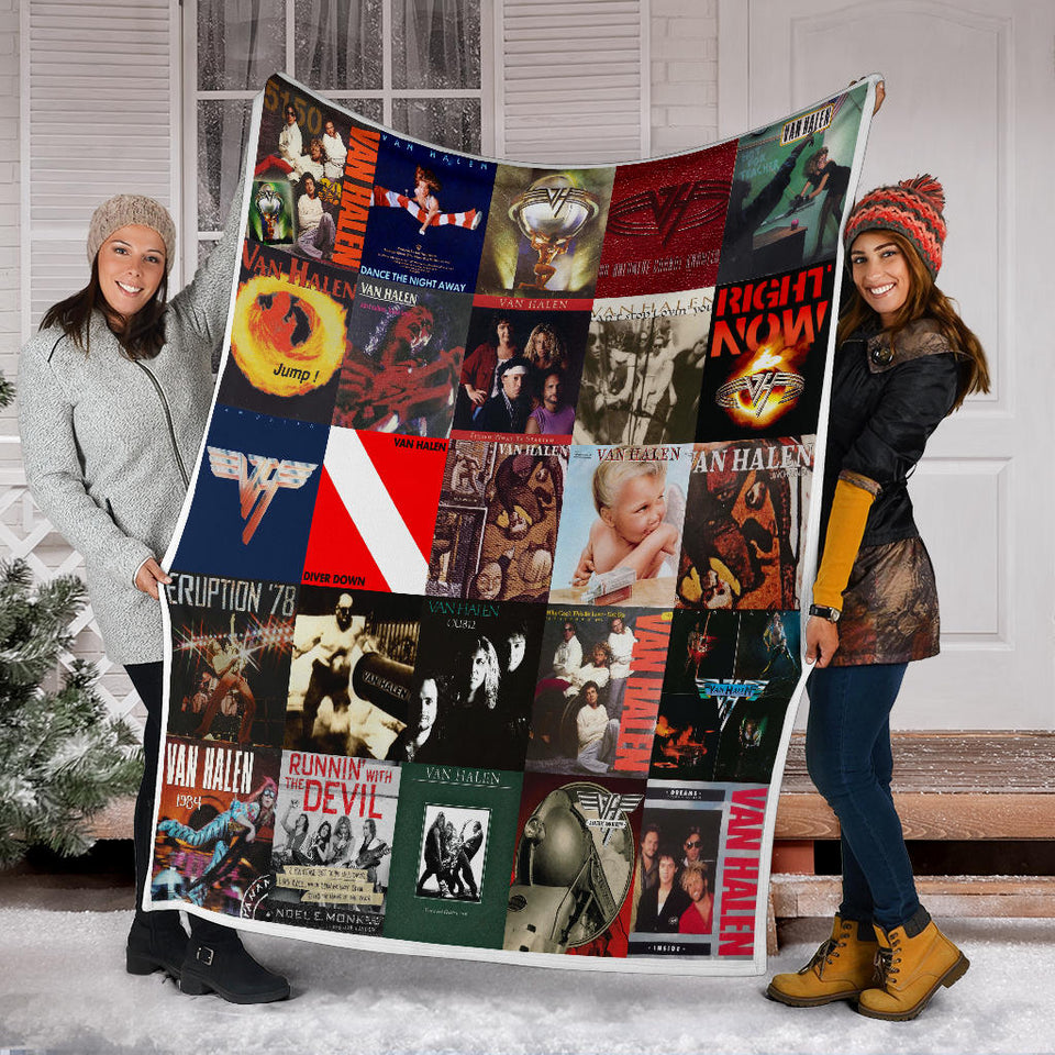 Van Halen Albums For Fans Blanket