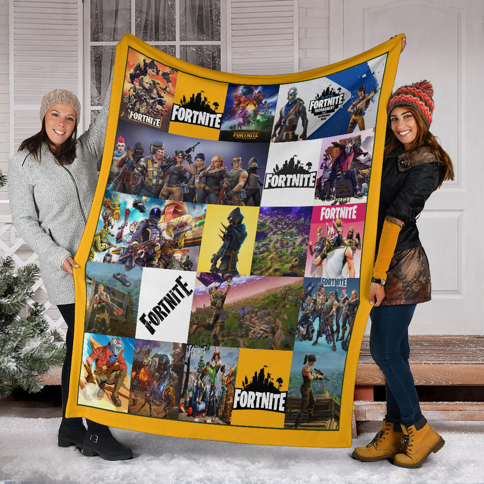 Fortnite 3D Quilt Blanket
