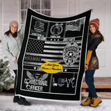 Corrections Officer Thin Silver Grey Gray Line American Flag2