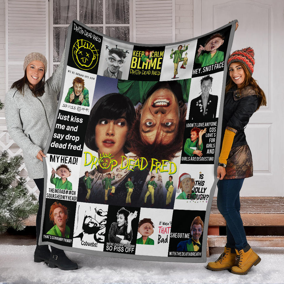 Drop Dead Fred V3 Blanket