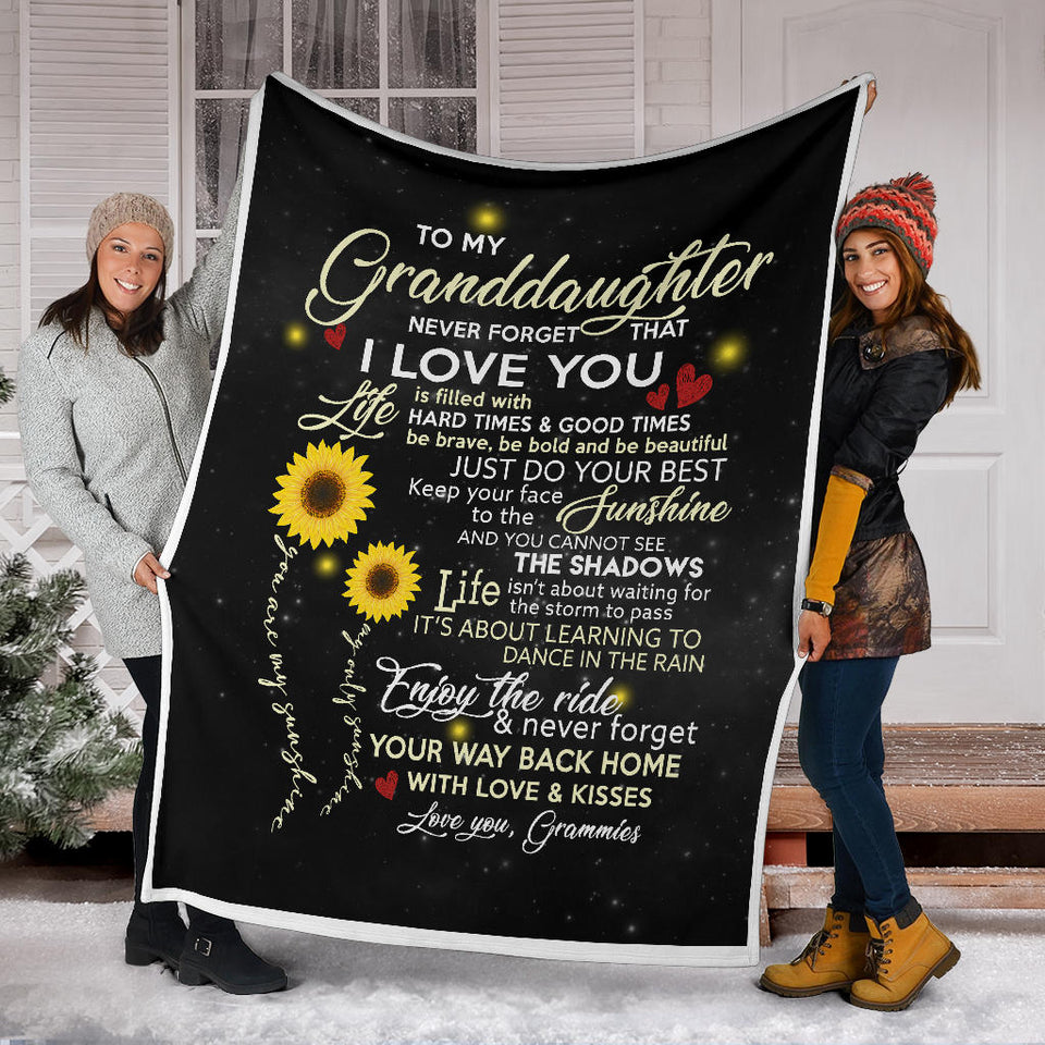 to My Granddaughter Never Forget That I Love You