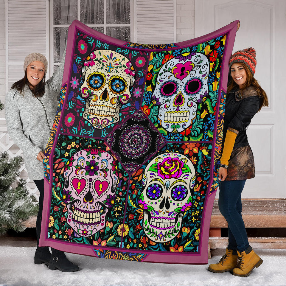 Sugar Skull Blanket