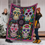 Sugar Skull Blanket