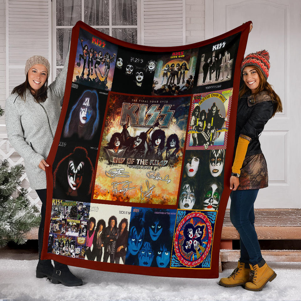 Kiss Blanket Kiss End Of The Road World Tour Quilt