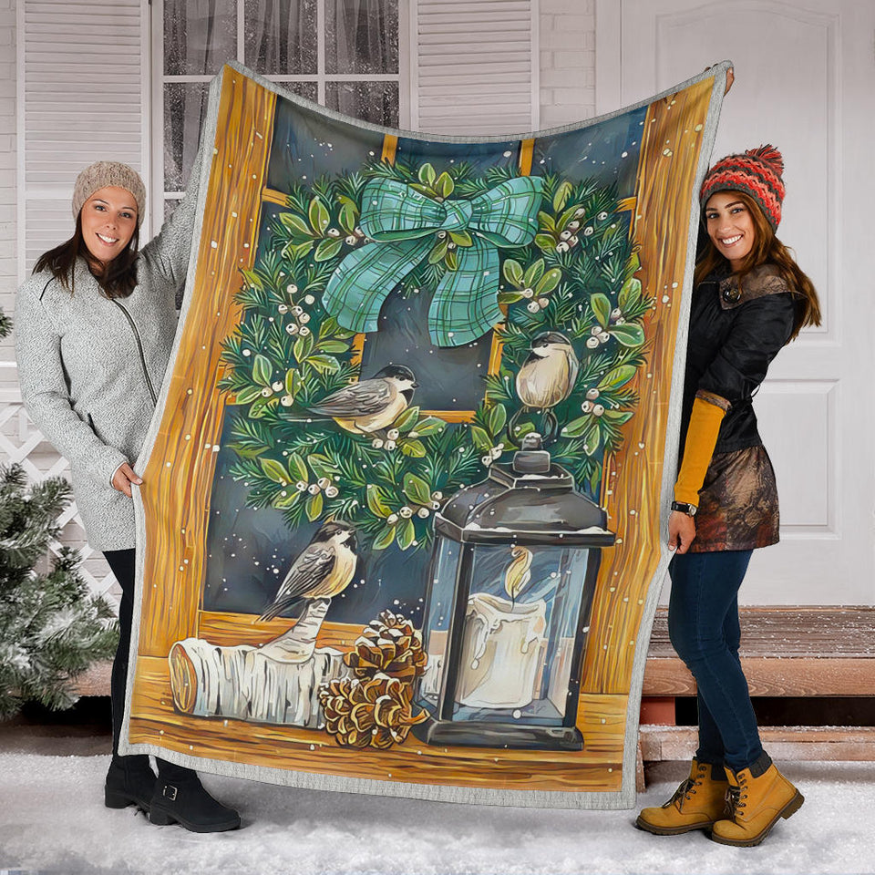 Bird Christmas Blanket copy