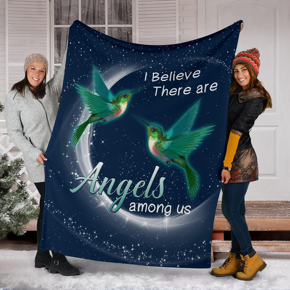 Hummingbird Angel Blanket