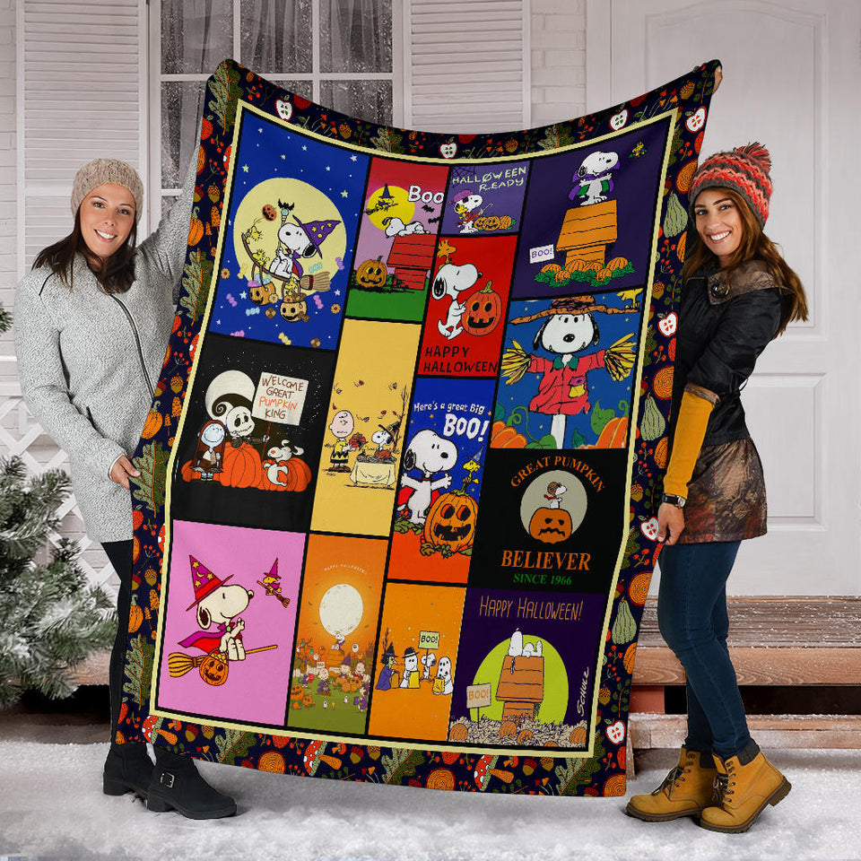 Snoopy Halloween Blanket copy