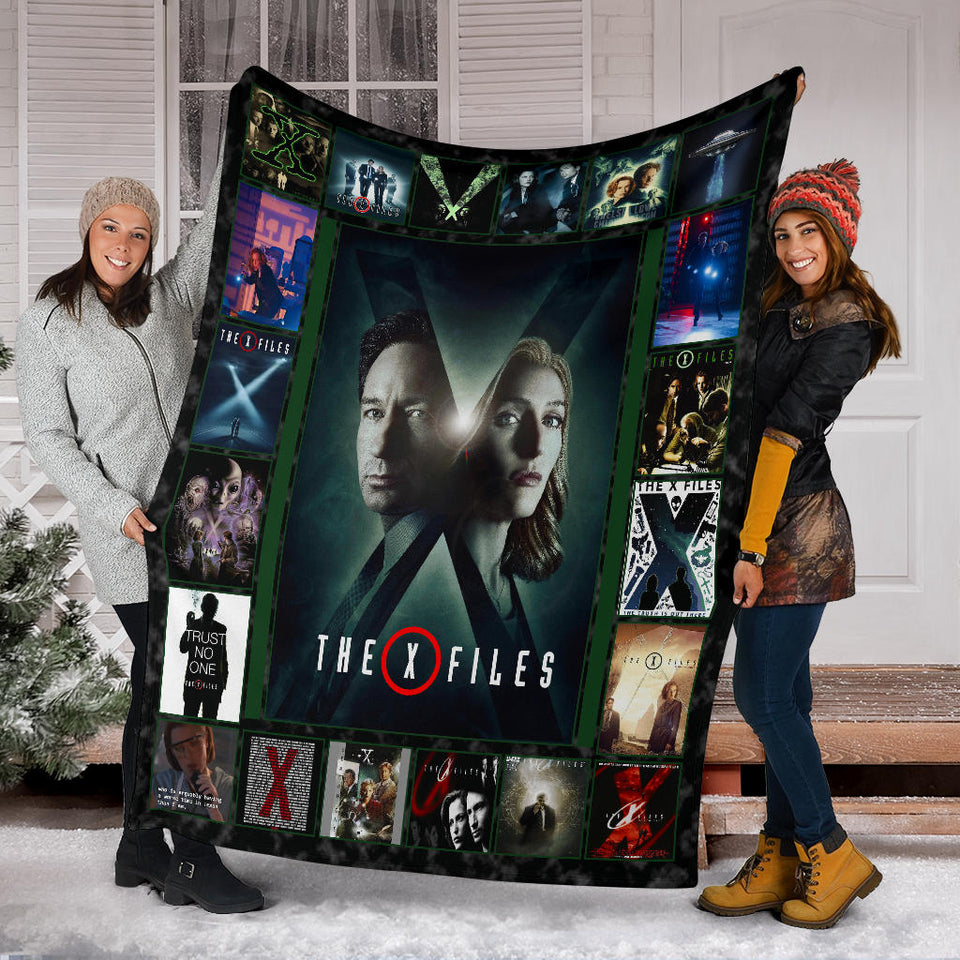The X Files Blanket The X-Files TV Series Quilt Fleece Sherpa Blanket copy